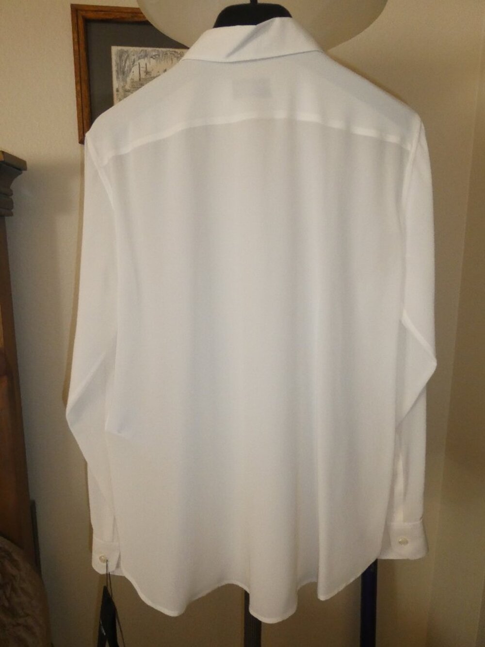 Saint Laurent Paris Silk Authentic White dress shirt/blouse Size -F40 Italy - Picture 4 of 9